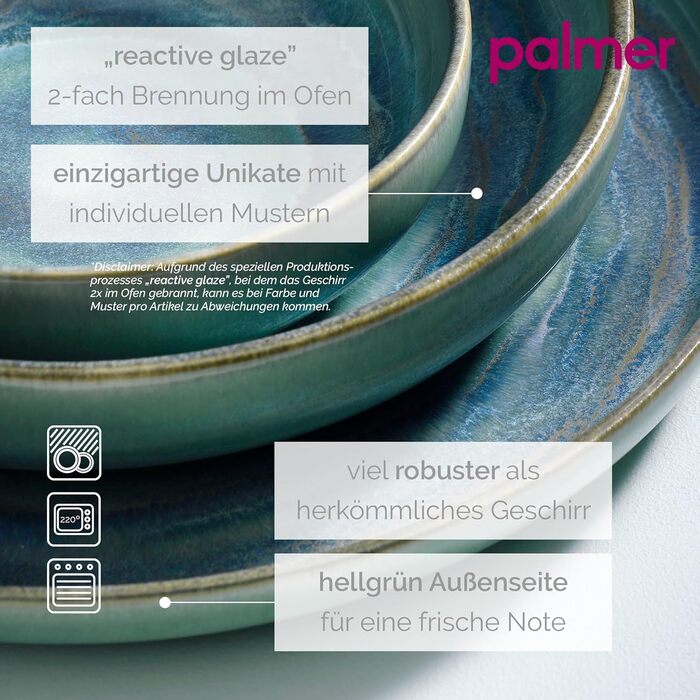 Глубокая тарелка 27 см 2 шт palmer