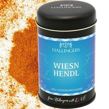 Класичний набір спецій Hallingers - 1 - Подарунковий набір спецій ручної роботи, 12 спецій з усього світу (Набір) - Літній подарунок та ідеальний подарунок для барбекю Подарунок для нового дому з вітаннями та дружбою Класичні спеції., 12 спецій (73603) (B