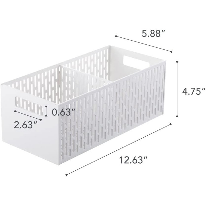 Штабелируемая овощная корзина для овощей, пластиковая, (один размер, белая)