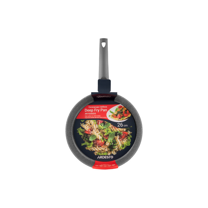 ARDESTO Сковорода для гурманов Gemini Gourmet Apulia, 26см, Алюминий, Серый