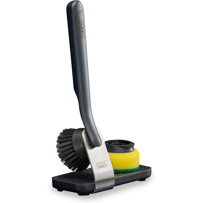 Щітка для миття посуду з металевою підставкою і змінною губкою 28x17x8,5 см Joseph Joseph
