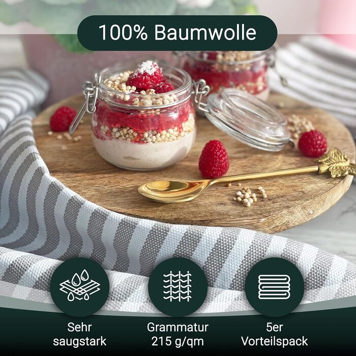 Набір кухонних рушників з 5 предметів 50 x 70 см ZOLLNER