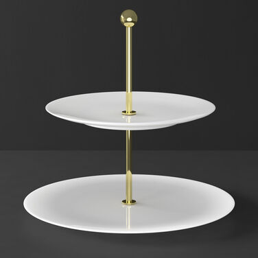 Етажерка 2-ярусна 27,5 см Blanc MetroChic Villeroy & Boch