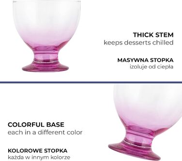 Набір креманок для мороженого 6 шт. 500 мл TREND FOR HOME