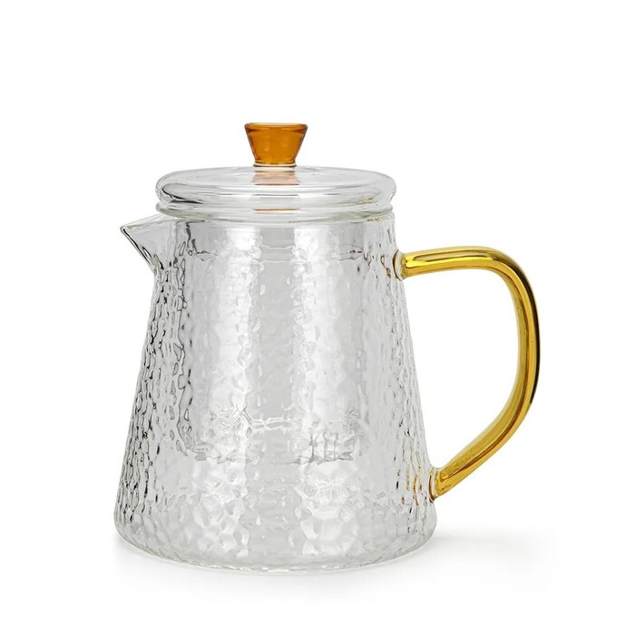 Чайник для заварювання Fissman 600 мл зі сталевим фільтром жаростійке скло (6469)