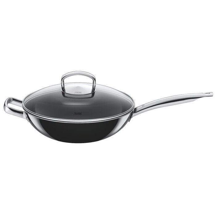 Сковорода вок з кришкою 28 см Profi Silit