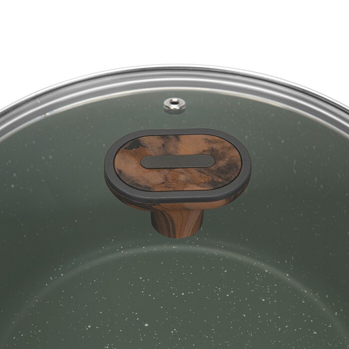 Кастрюля со стеклянной крышкой 28 см 7,1л CUISINE Fissman