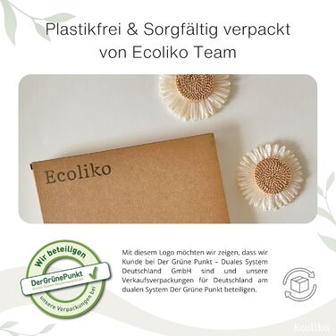 Набір губок для миття посуду 6 шт. чорний Ecoliko