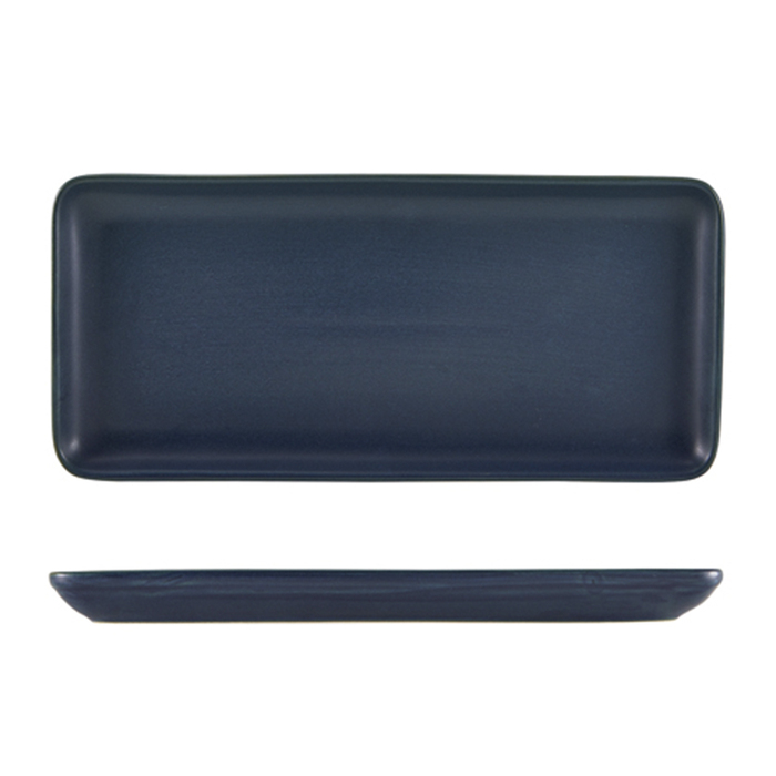 Страва прямокутна 31х14 см, Terra Stoneware Antigo Denim, GenWare