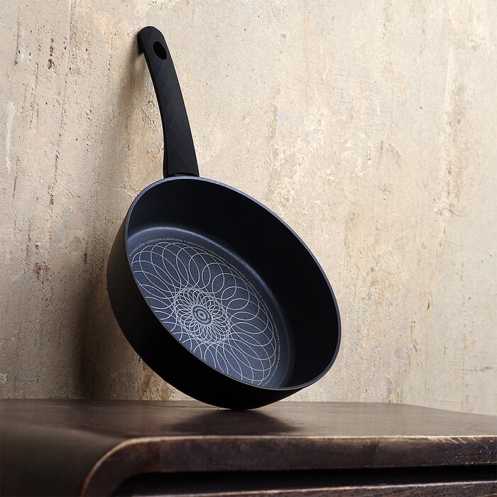 Глубокая сковорода Fissman MONIQUE 24x6,5 см алюминий с антипригарным покрытием (14225)