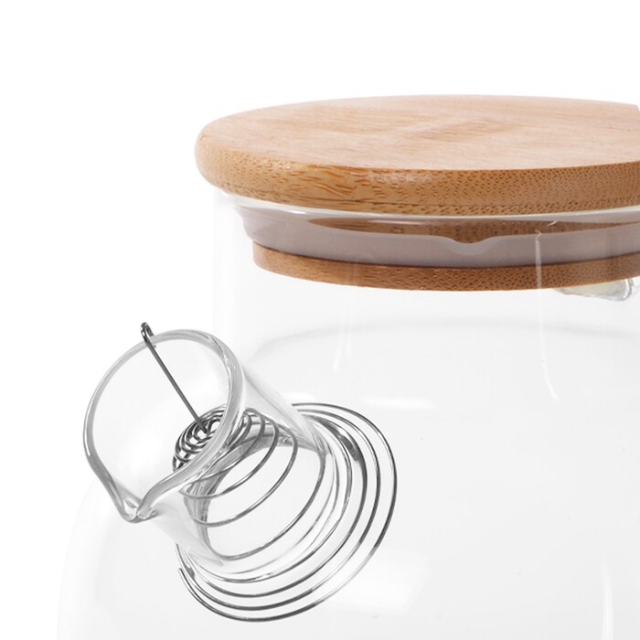 Чайник для заварювання Fissman 1200 мл зі сталевим фільтром (6537)