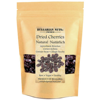 Натуральні солодкі чорні вишні без додавання цукру 1 кг Bulgarian Nuts