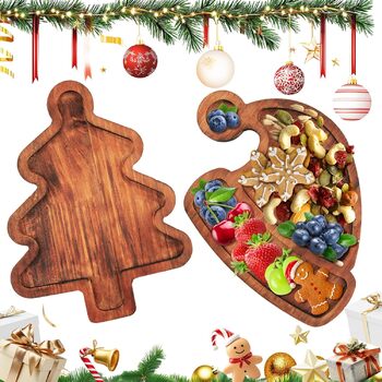 Тарелка для сладостей в форме рождественской елки Dwafill