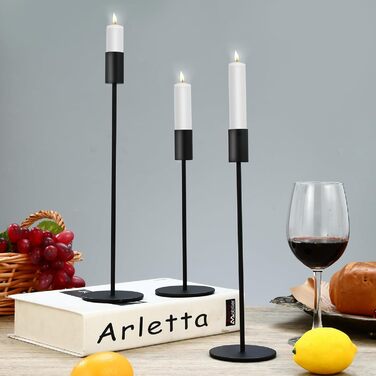 Набір із 6 свічників 33/28/23 см HAOYULUO