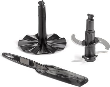 Акумуляторний подрібнювач з 4 лезами з нержавіючої сталі, гнучкий і готовий до використання в будь-якому місці, до 60 хв. Час роботи, 2 300 об/хв, універсальні аксесуари