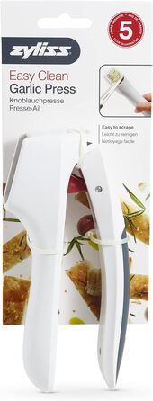 Практичный пресс для крупных зубчиков чеснока, в том числе с кожурой. В комплект входит инструмент для чистки (пресс для чеснока Easy Clean, одинарный), 12150 Susi 3