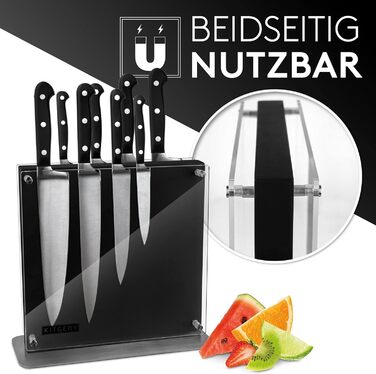 Магнітний блок для ножів, чорний KITGENY