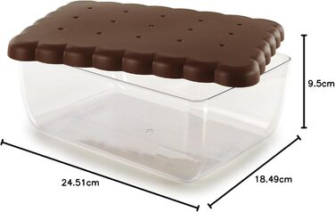 Контейнер для печива 2,7 л пластик 24,5 x 18,5 x 9,5 см Snips