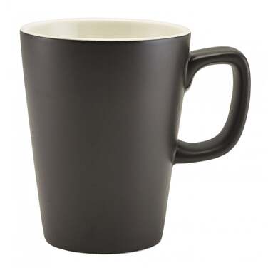 Кухоль 340 мл, чорна матова, Color Tea, GenWare