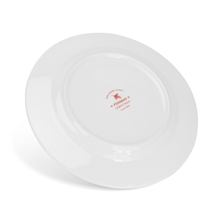 Тарелка Fissman CHRISTMAS 19, 5 cм фарфор (14011)