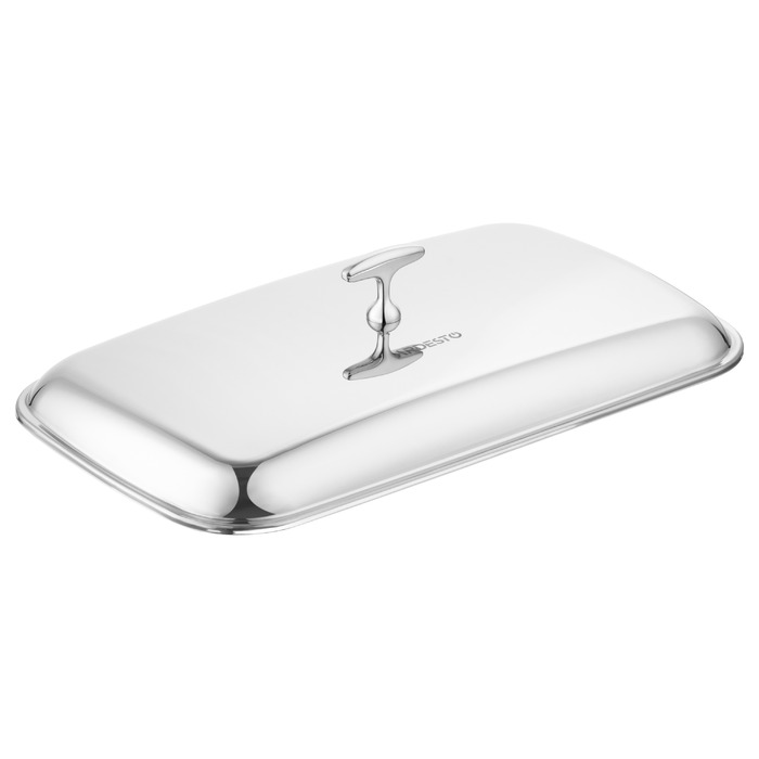 Марміт Ardesto Black Mars, 3000мл, скло, нержавіюча сталь, прямокутна, прозорий