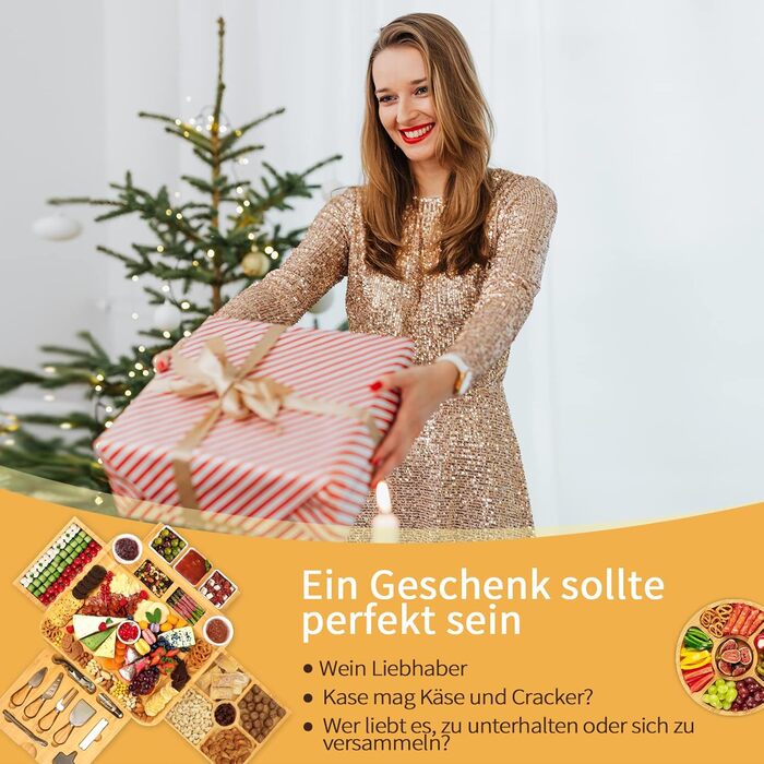 Бамбукова дошка для снеків BEAUTLOHAS