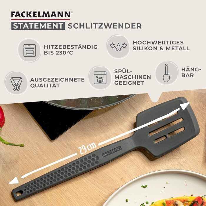 Лопатка із щілинами, силікон Statement Fackelmann