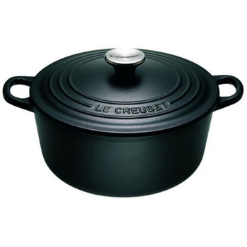 Каструля / жаровня 22 см, чорний Le Creuset