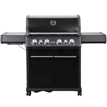 Газовый гриль SANTOS S-418 All Black, с боковой и задней горелкой, черный полностью 890055 Код: 010956