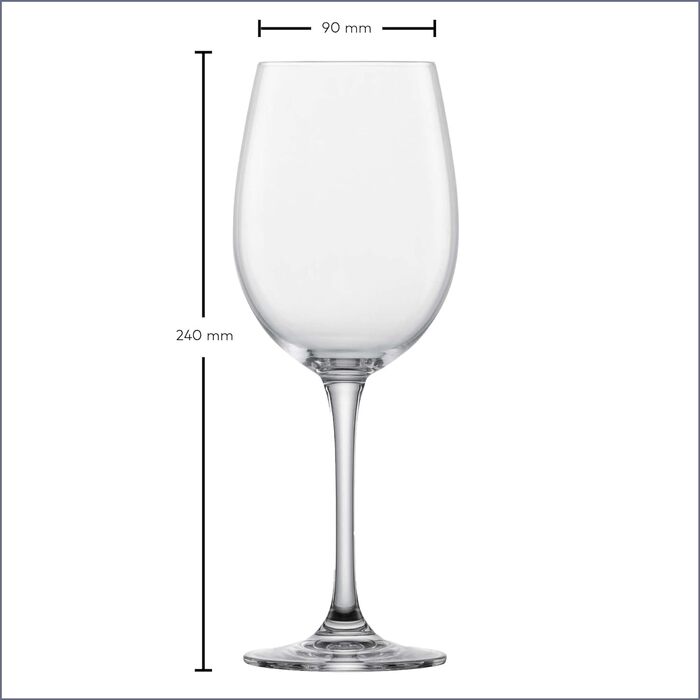 Келих для води/червоного вина 0,55 л, набір 6 предметів, Classico Schott Zwiesel