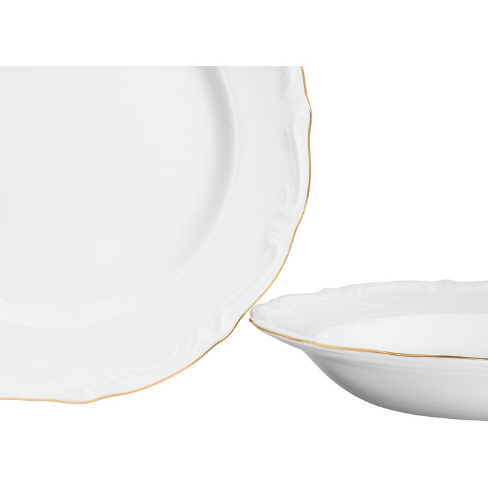 Набір посуду 12 предметів, з порцеляни Maria Theresia Gold Creatable