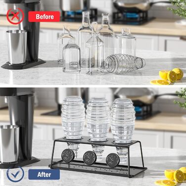 Тримач для пляшок 31,8 х 11 см чорний APEXCHASER