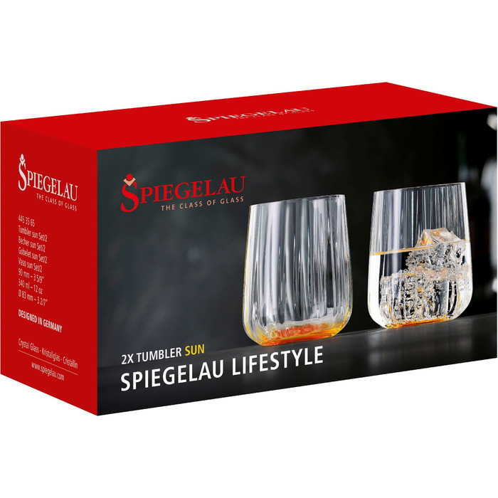 Набір склянок для води, 2 предмети, золотисті Lifestyle Spiegelau