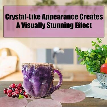 Набір кавових чашок з мінерального кристалу 2 шт ZANWANXIN