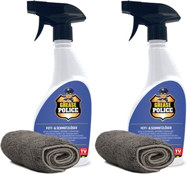 Средство для мытья вытяжек 2х500 мл и салфетки из микрофибры Mediashop