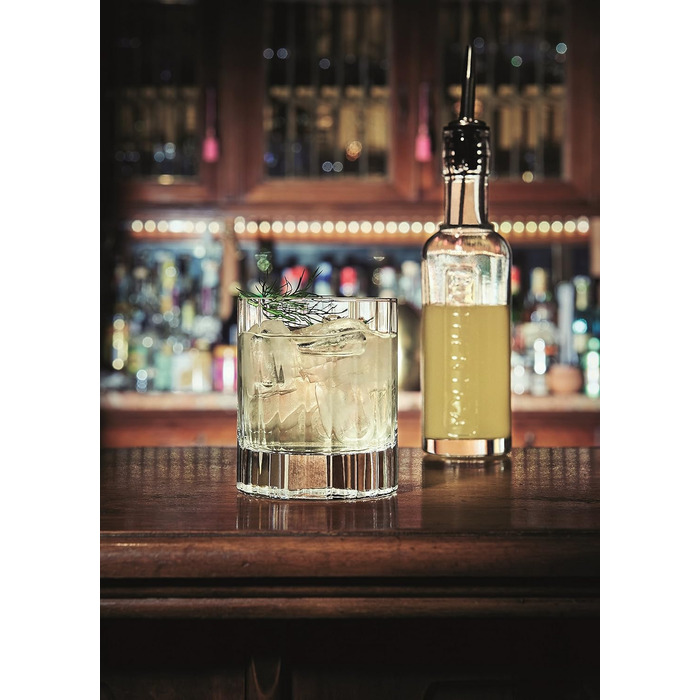 Коробка Луїджі Борміолі 7540470 Баха з 6 Зайдель низької форми, кришталево прозора 7,5 x 7,5 x 9 см