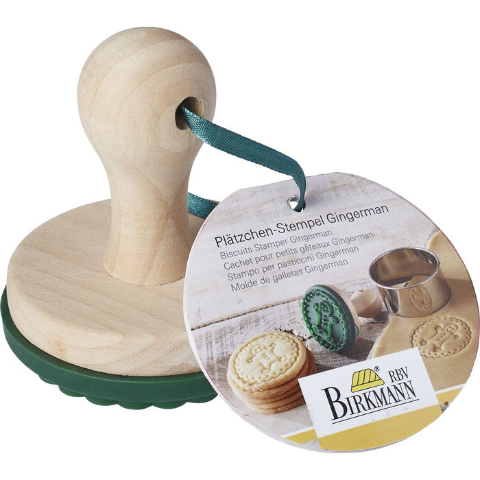 Штамп для печива у вигляді пряникового чоловічка, 7 см, RBV Birkmann