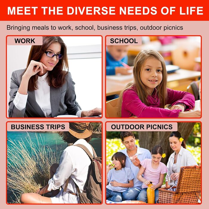 Термоконтейнер для харчових продуктів, 700 мл рожевий Otufan