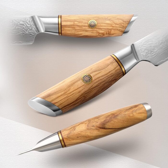 Ніж для обробки 25,3 см, дамаська сталь XINZUO