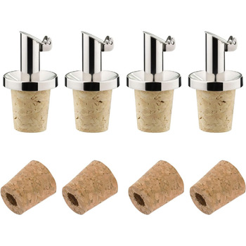 Пробка для олії/оцту 4 запасні пробки з клапанами Westmark