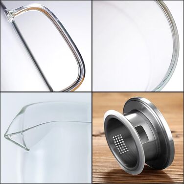 Стеклянный кувшин для воды с крышкой 2,3л Nutabevr