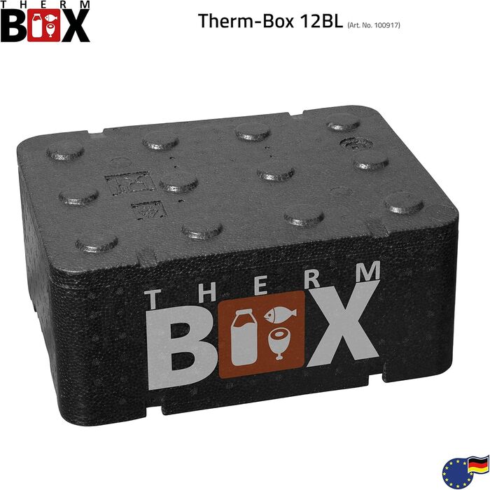 Термобокс 12 л ізольований 36x26x13 см, пінопласт THERM BOX