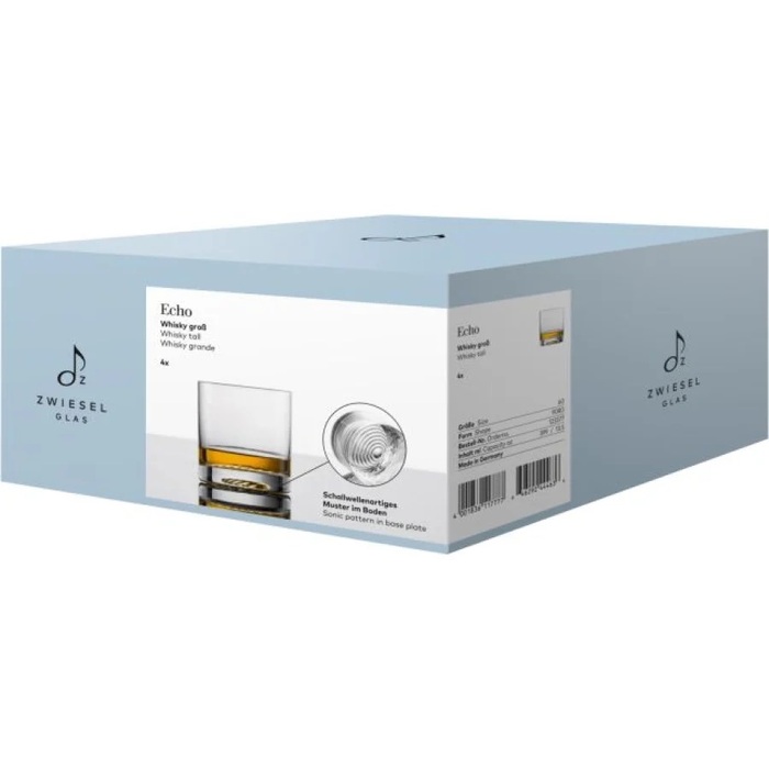 Стакан для виски 400 мл, набор 4 предмета, Echo Zwiesel Glas