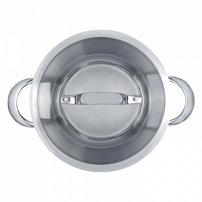 Каструля BergHOFF Tulip зі скляною кришкою, діам. 24 см, 5,4 л