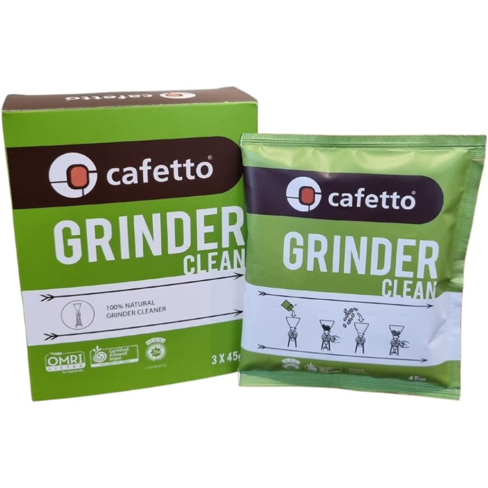 Засіб для чищення кавомолок 3 x 45 г Cafetto