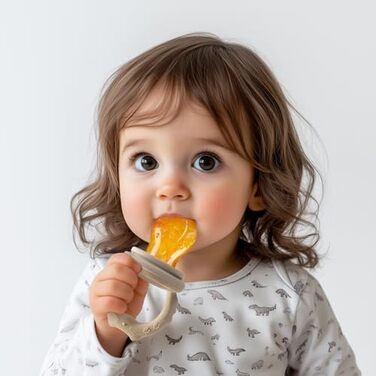 Дозатор дитячого харчування силіконовий на 9 порцій, рожевий ZUFIO