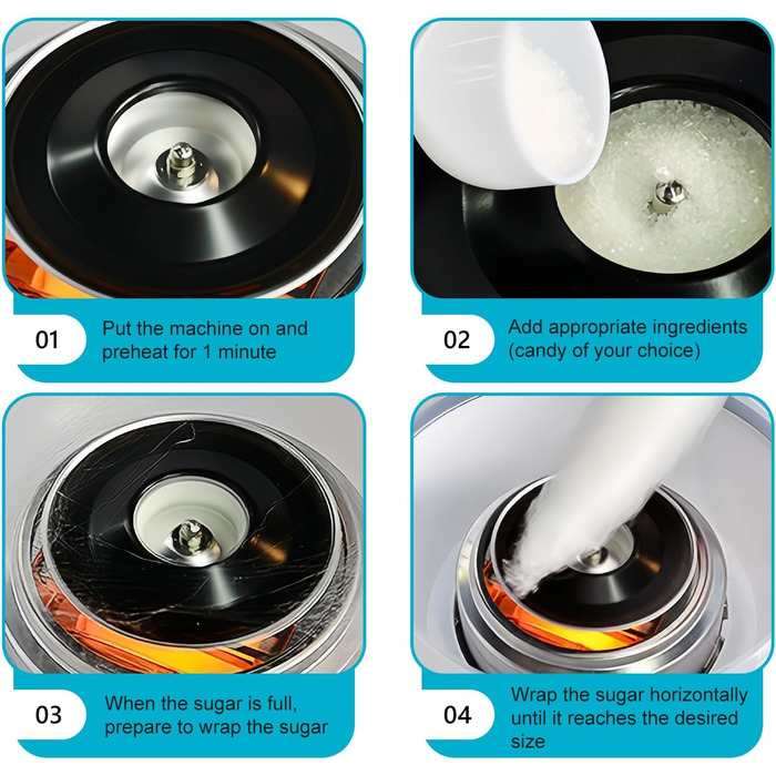 Машина для цукрової вати, синього кольору Sporgo