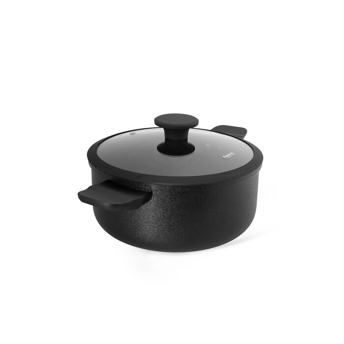 Кастрюля со стеклянной крышкой 24 см 4,58л ADELINA Fissman