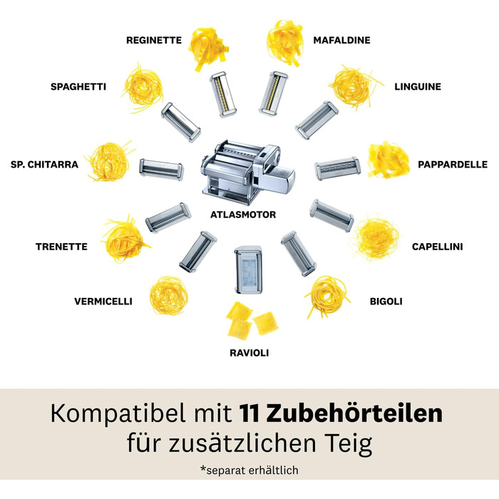 Машина для макаронів Atlasmotor, 08 0155 12 00