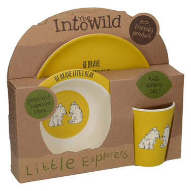 Набір дитячого посуду CreativeTops BEAR INTO THE WILD, 3 шт.